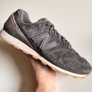 New Balance NB 696 Folk Festival Suede Magnet Grey sneakers Women’s size 8